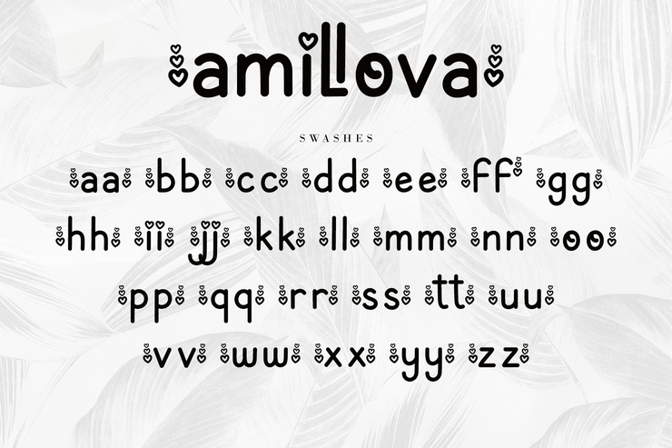 Amillova字体 6
