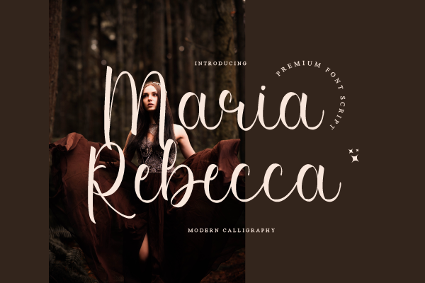 Maria Rebecca字体 1
