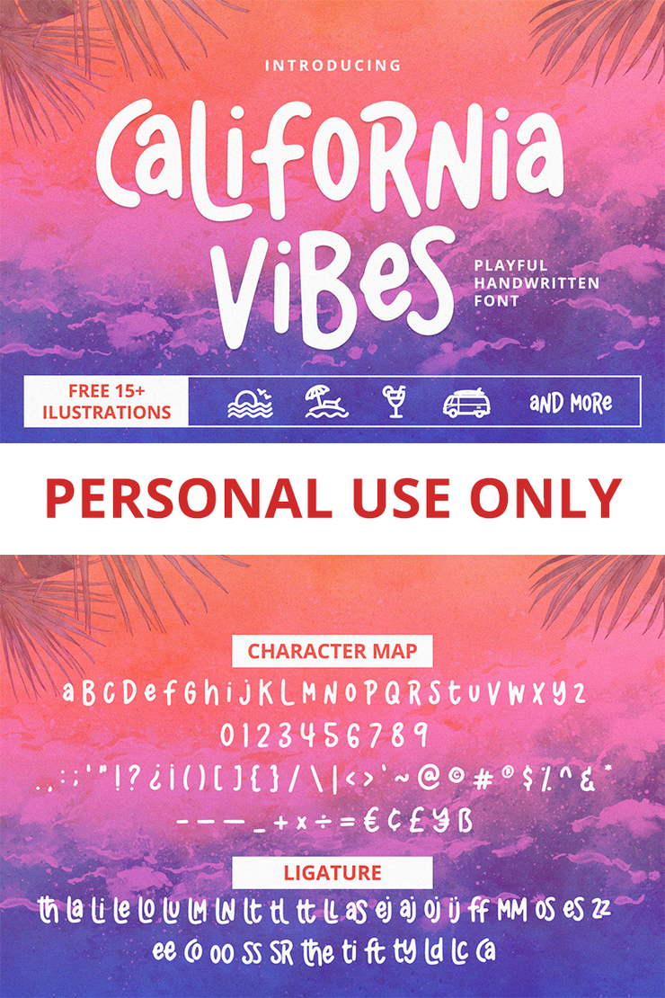 California Vibes字体 3
