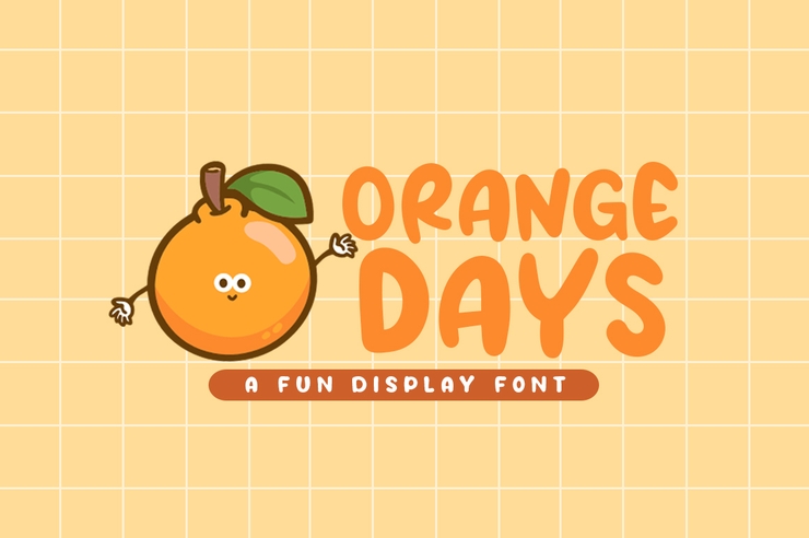 Orange Days字体 1