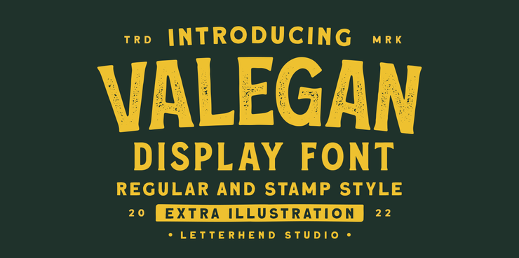 Valegan字体 1