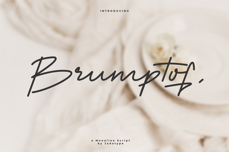 Brumptof字体 4