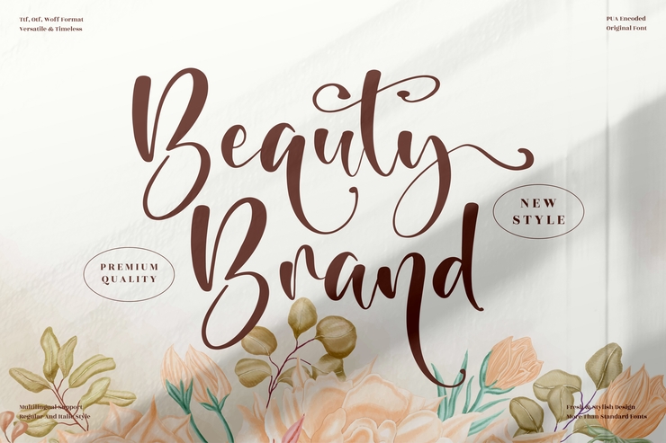 Beauty Brand字体 1