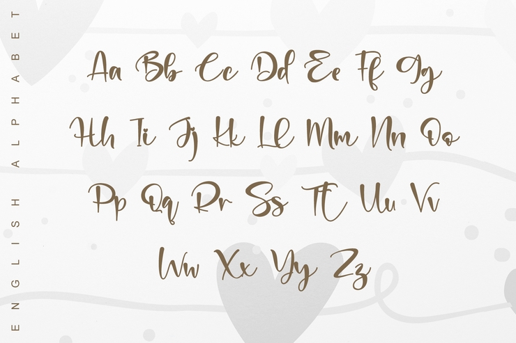 Sweet Valentine字体 5