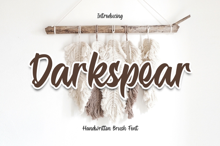Darkspear - Script字体 1