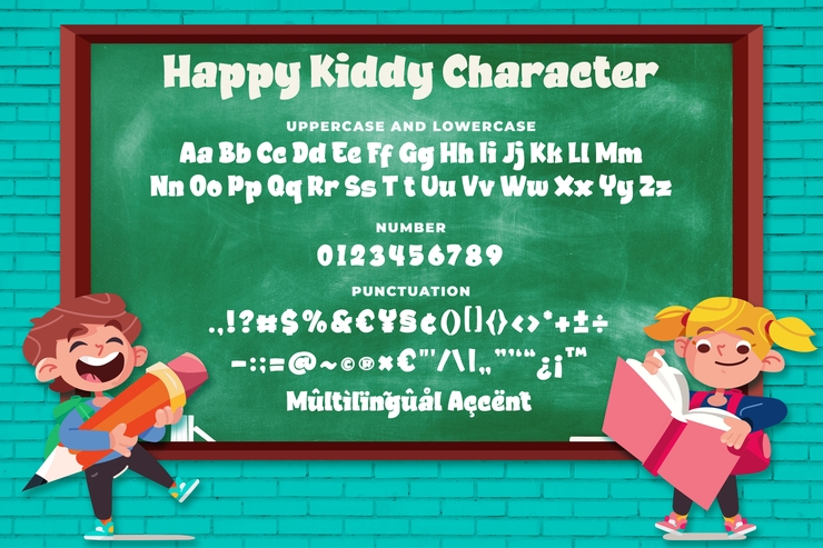 Happy Kiddy字体 4