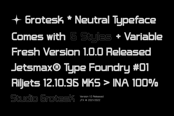 Studio Grotesk字体 2