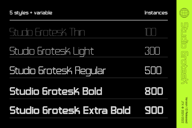 Studio Grotesk字体 3
