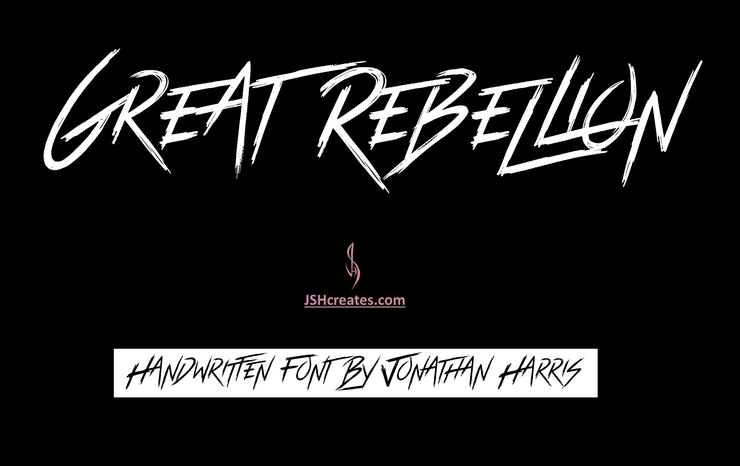 Great Rebellion字体 1