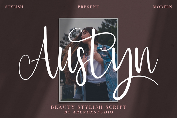 Austyn字体 3