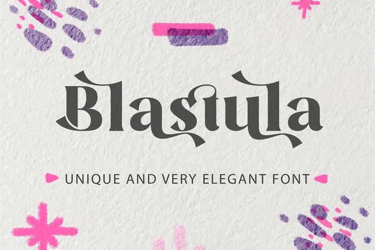 Blastula字体 2
