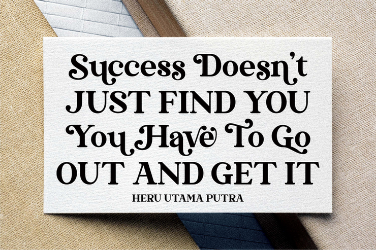 Stylish California字体 7