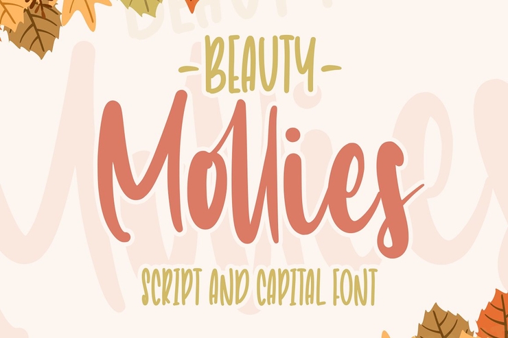 Beauty Mollies Capital字体 3