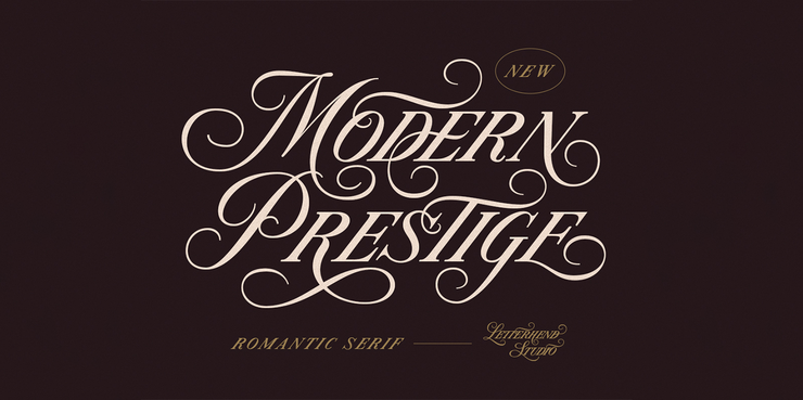 Modern Prestige字体 1