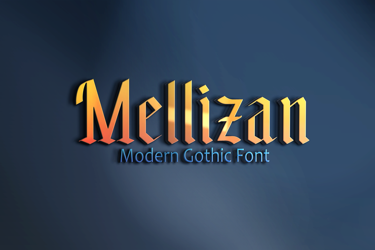 Mellizan字体 2