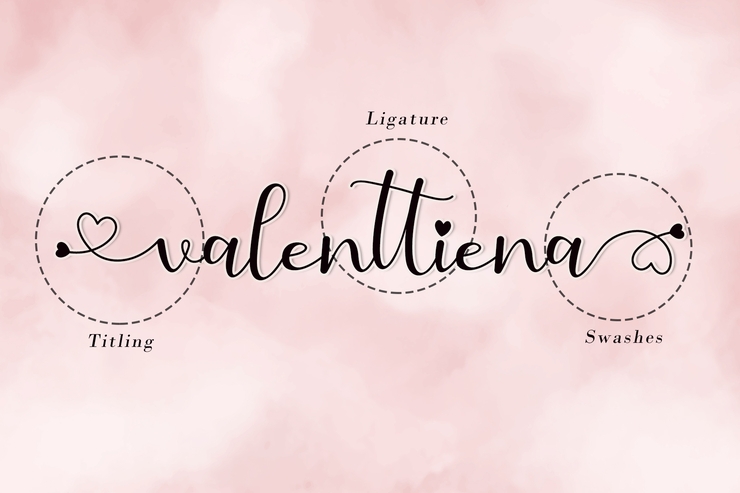 Valenttiena字体 9