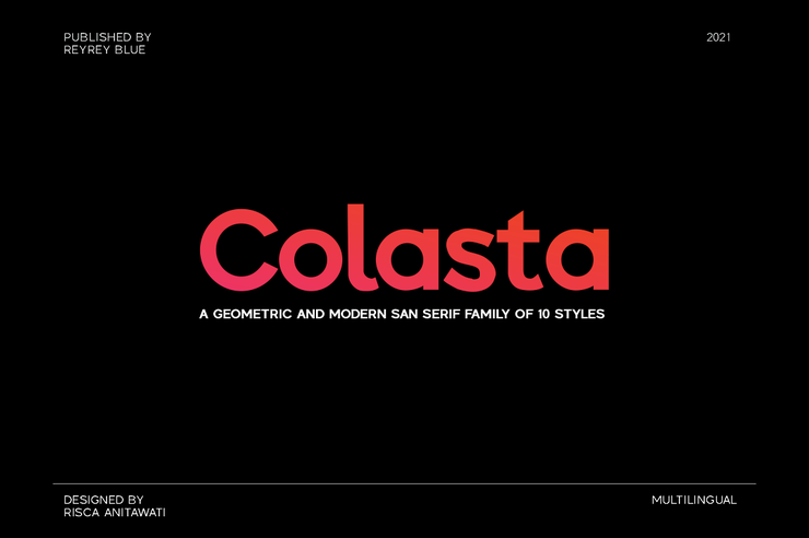 Colasta字体 1