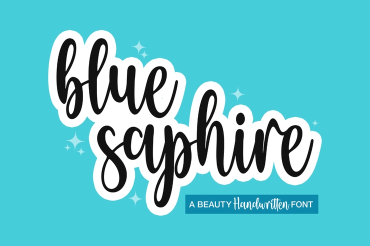 Blue Sapphire字体 7
