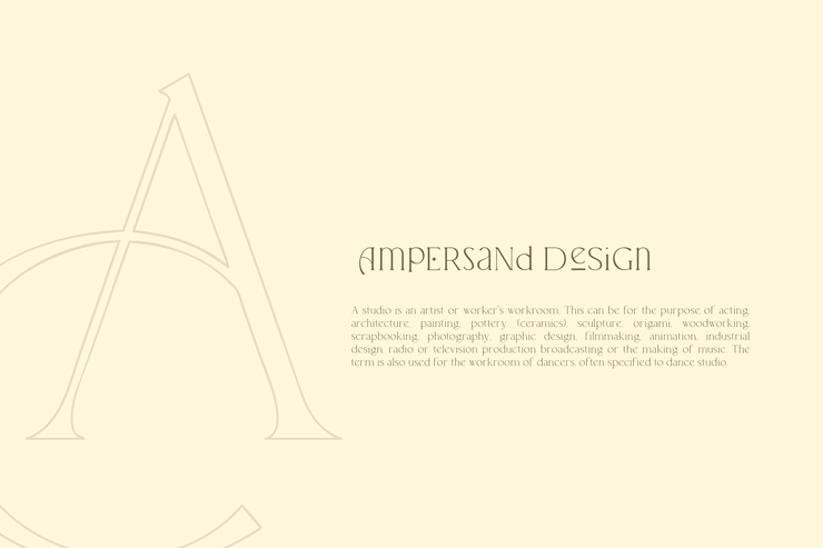 Allenia Serif字体 3