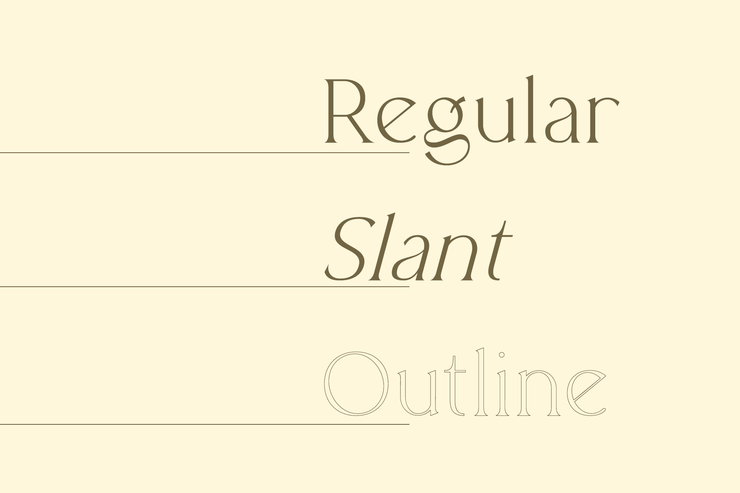 Allenia Serif字体 5