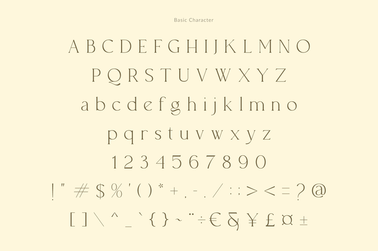 Allenia Serif字体 6