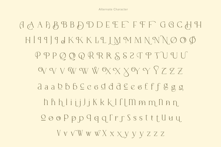 Allenia Serif字体 10