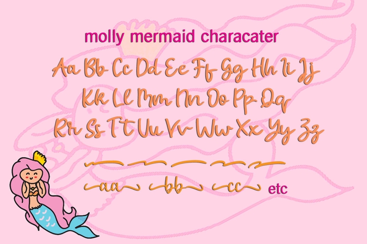 molly mermaid字体 1