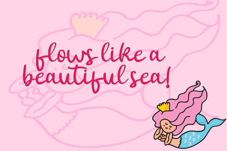 molly mermaid字体 3