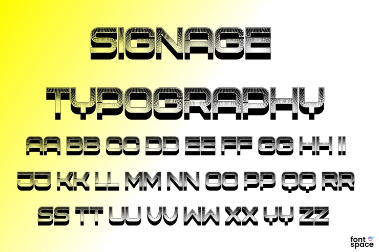 Signage Typography字体 1