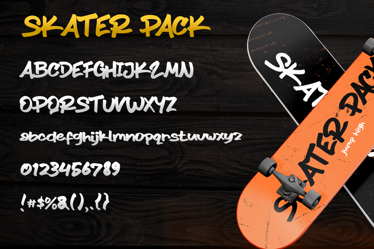 Skater Pack字体 6