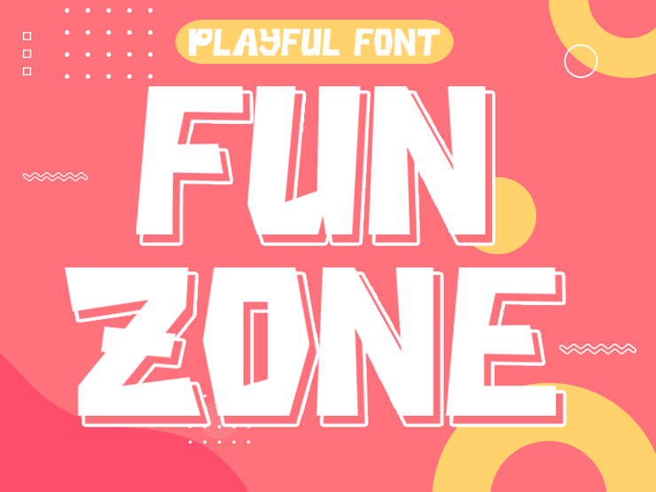 Fun Zone字体 3