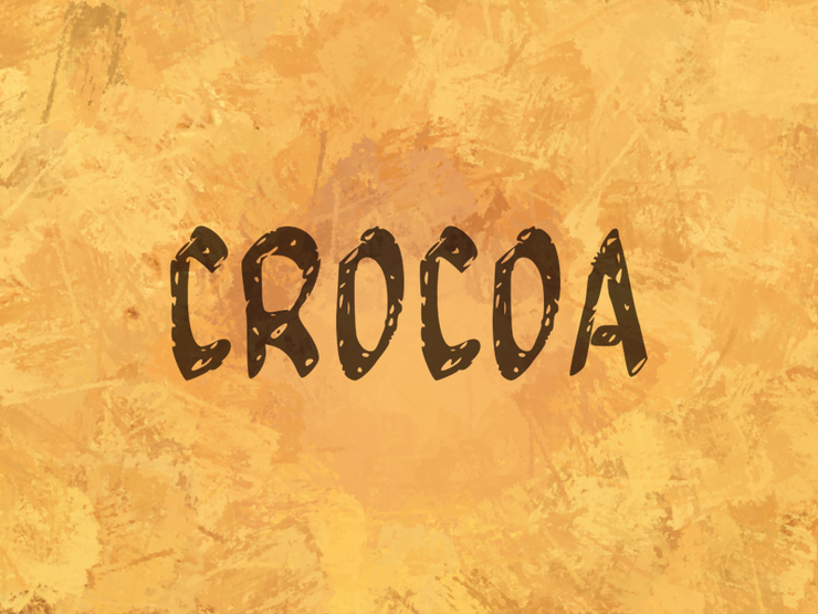 c Crocoa字体 1