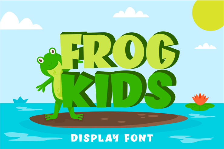 FROG KIDS字体 5