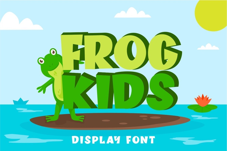 FROG KIDS字体 6