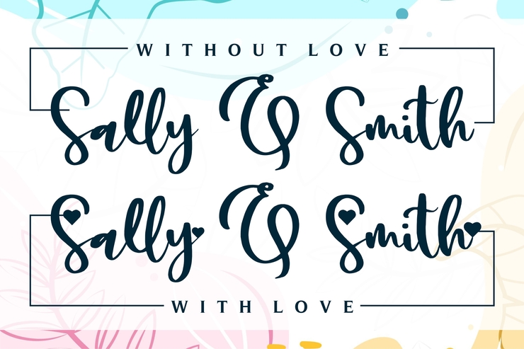Sally & Smith字体 5