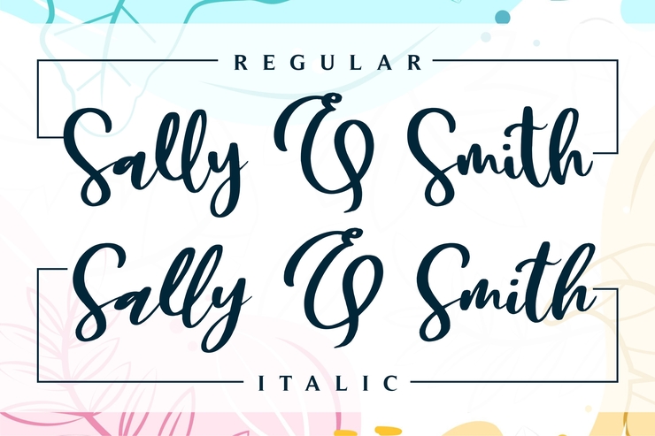 Sally & Smith字体 6