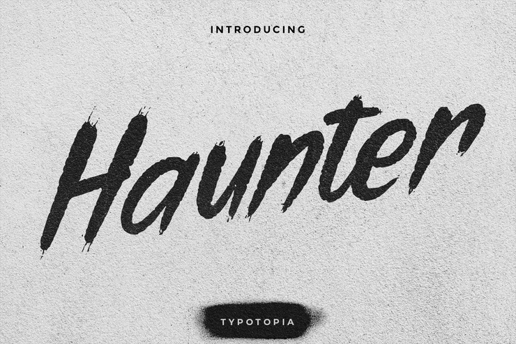 Haunter字体 5