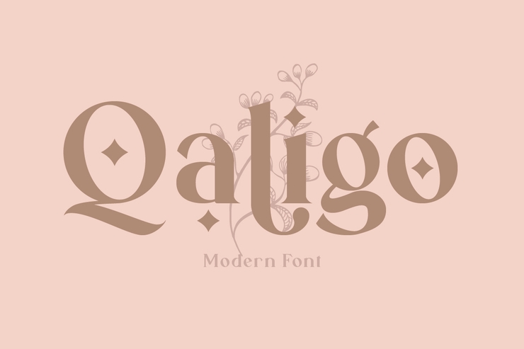 Qaligo Serif字体 10