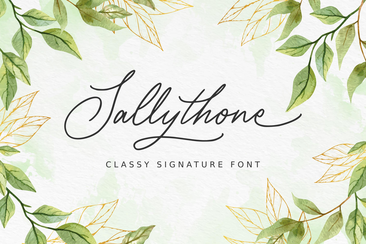 Sallythone字体 1