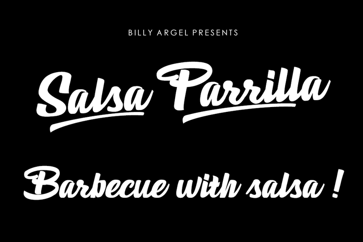 Salsa Parrilla字体 1