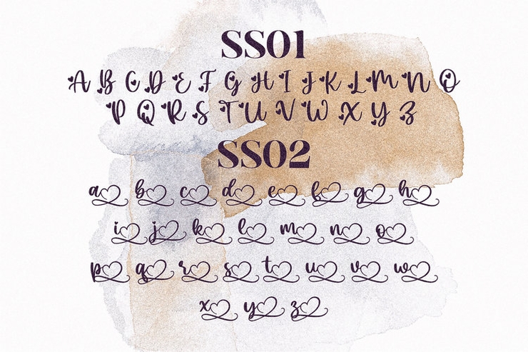 Ellisha字体 4