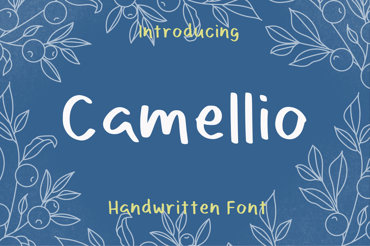 Camellio字体 1