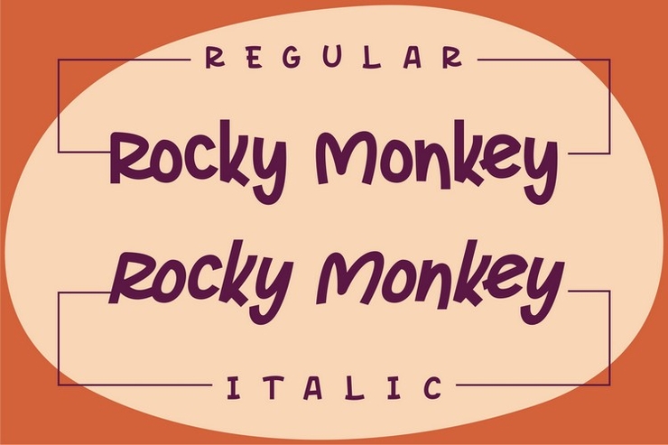 Rocky Monkey字体 9
