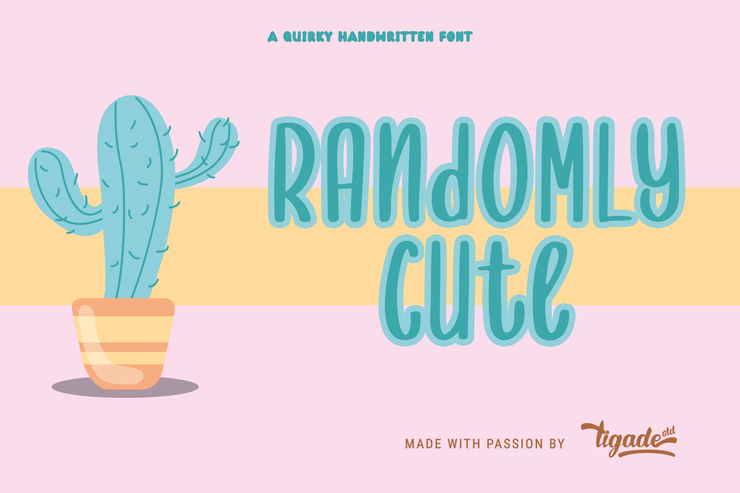 Randomly Cute字体 1