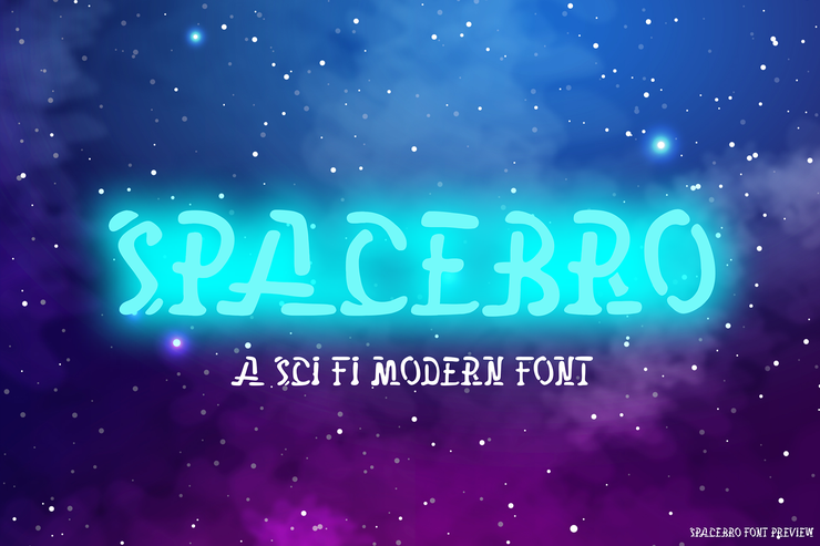 Space Bro字体 8