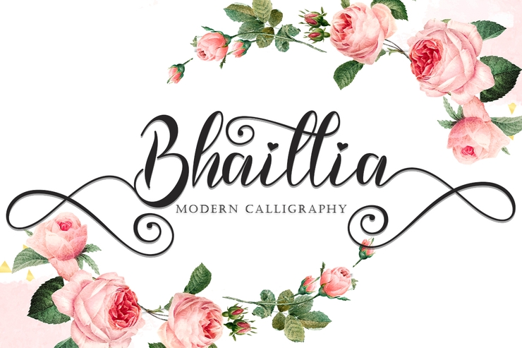 Bhaillia字体 2