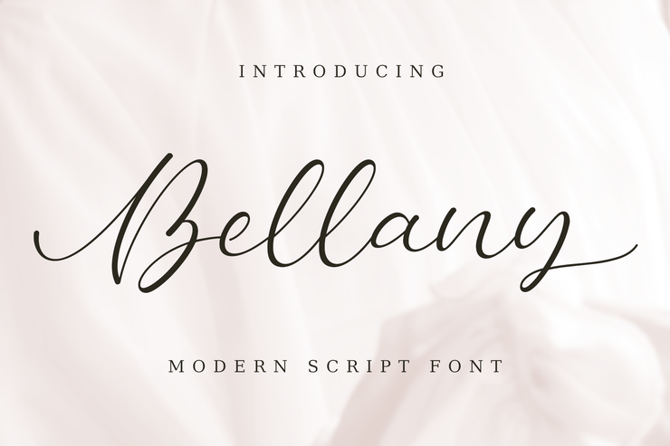 Bellany | Modern Script字体 1
