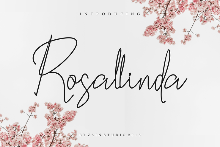 Rosallinda字体 1