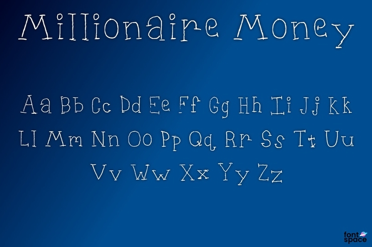 Millionaire Money字体 1