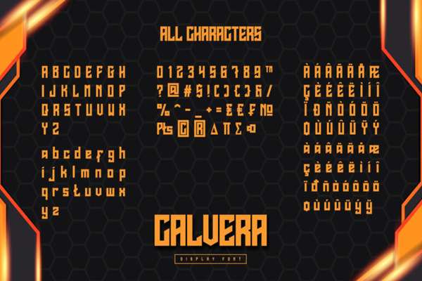 Calvera字体 1